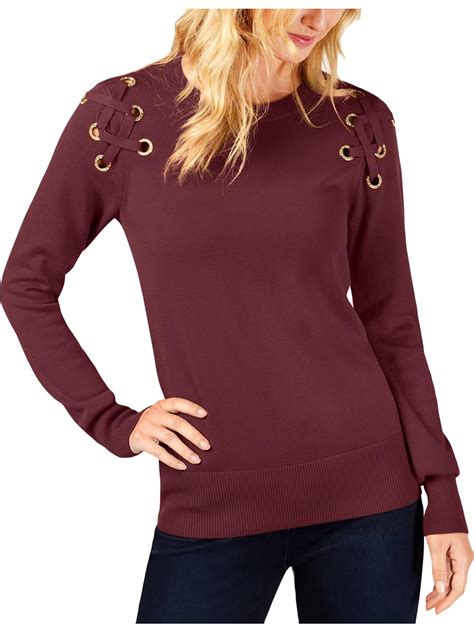 michael kors merlot sweater|Michael Kors sweater women's.